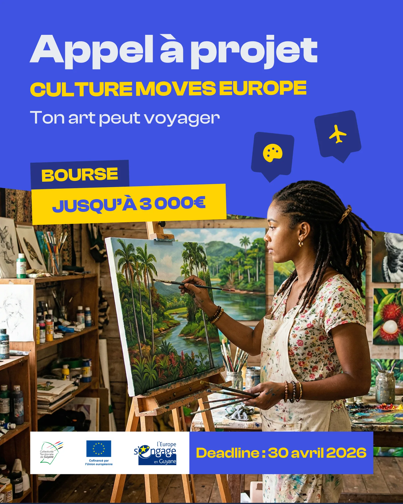 Publication de l’appel à projets Culture Moves Europe