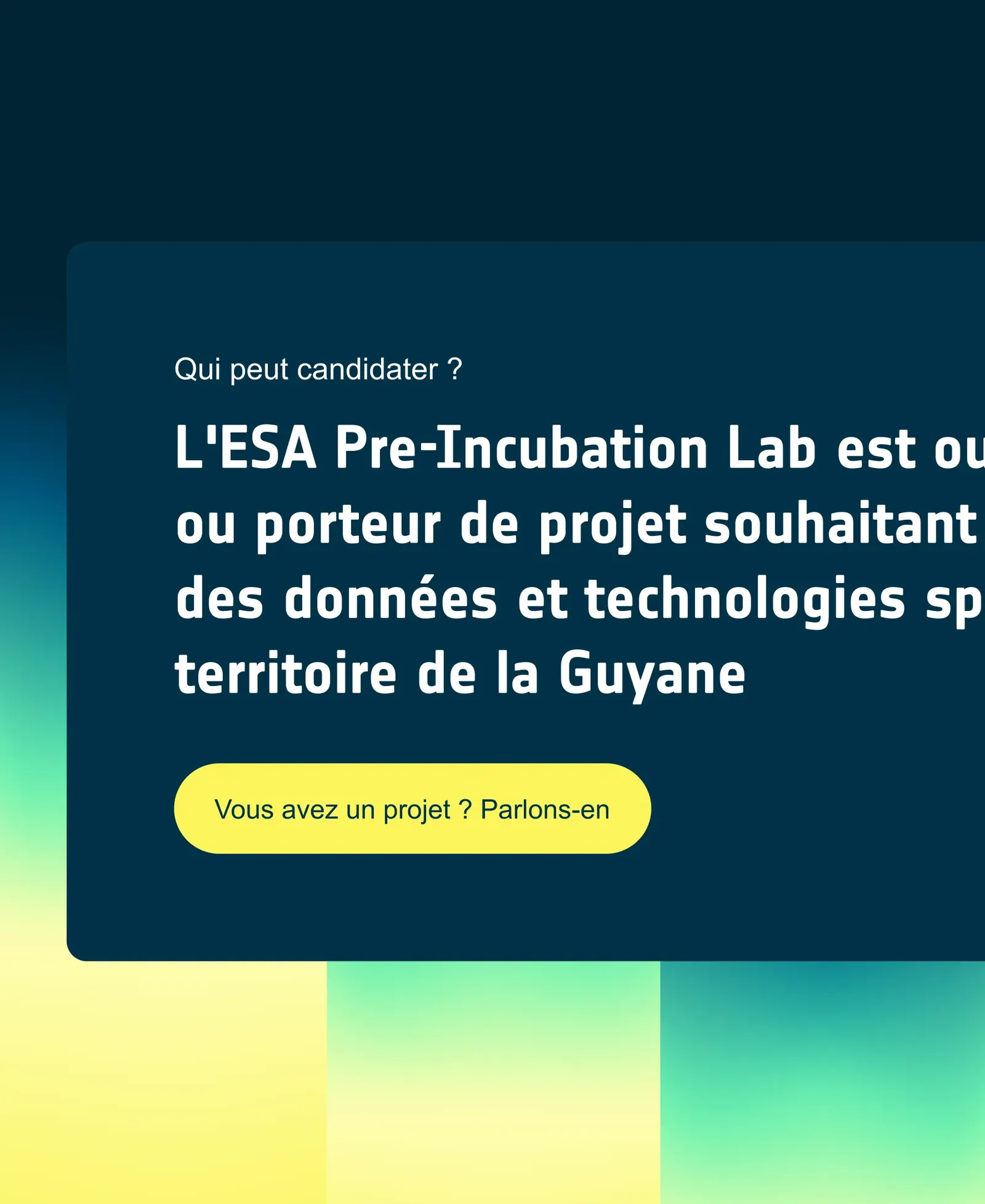 Guyane Connect · ESA Pre-Incubation Lab, image 7 of 8